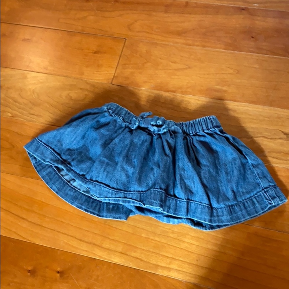 Gap baby girl denim skirt
